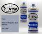 Preview: Ford, Medium Regatta Blue Metallic, 3W / 5987: 400ml Sprühdose + 400ml Klarlack - Set, von ATW Autoteile West.